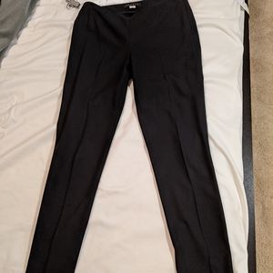 Theory black virgin wool pants